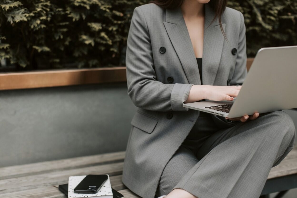 Senior team working on a laptop — Web Marketing Wave Apps & Digital Growth